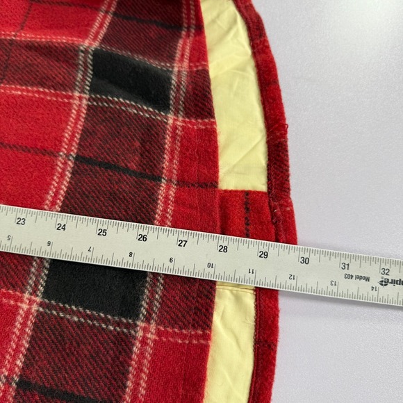Makers Mark Shirt Mens Medium Red Button Up Flannel Shacket Outdoor Plaid - Picture 9 of 10